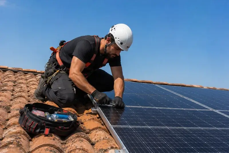 Maintenance et monitoring de panneaux solaires à Cambernard