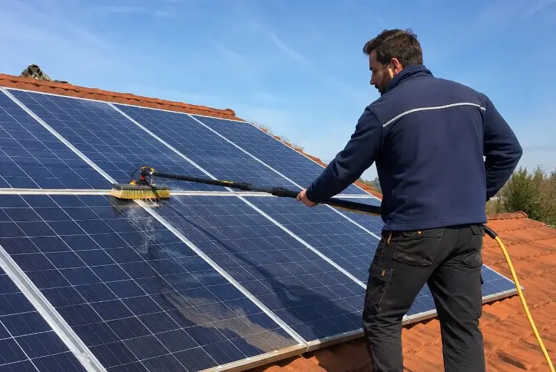 Nettoyage et entretien de panneaux solaires à Cambernard