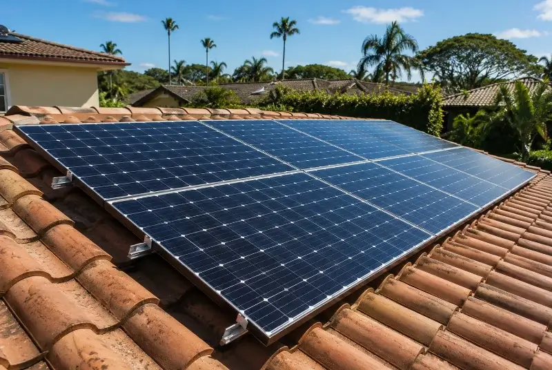 Installation de panneaux solaires à Cambernard